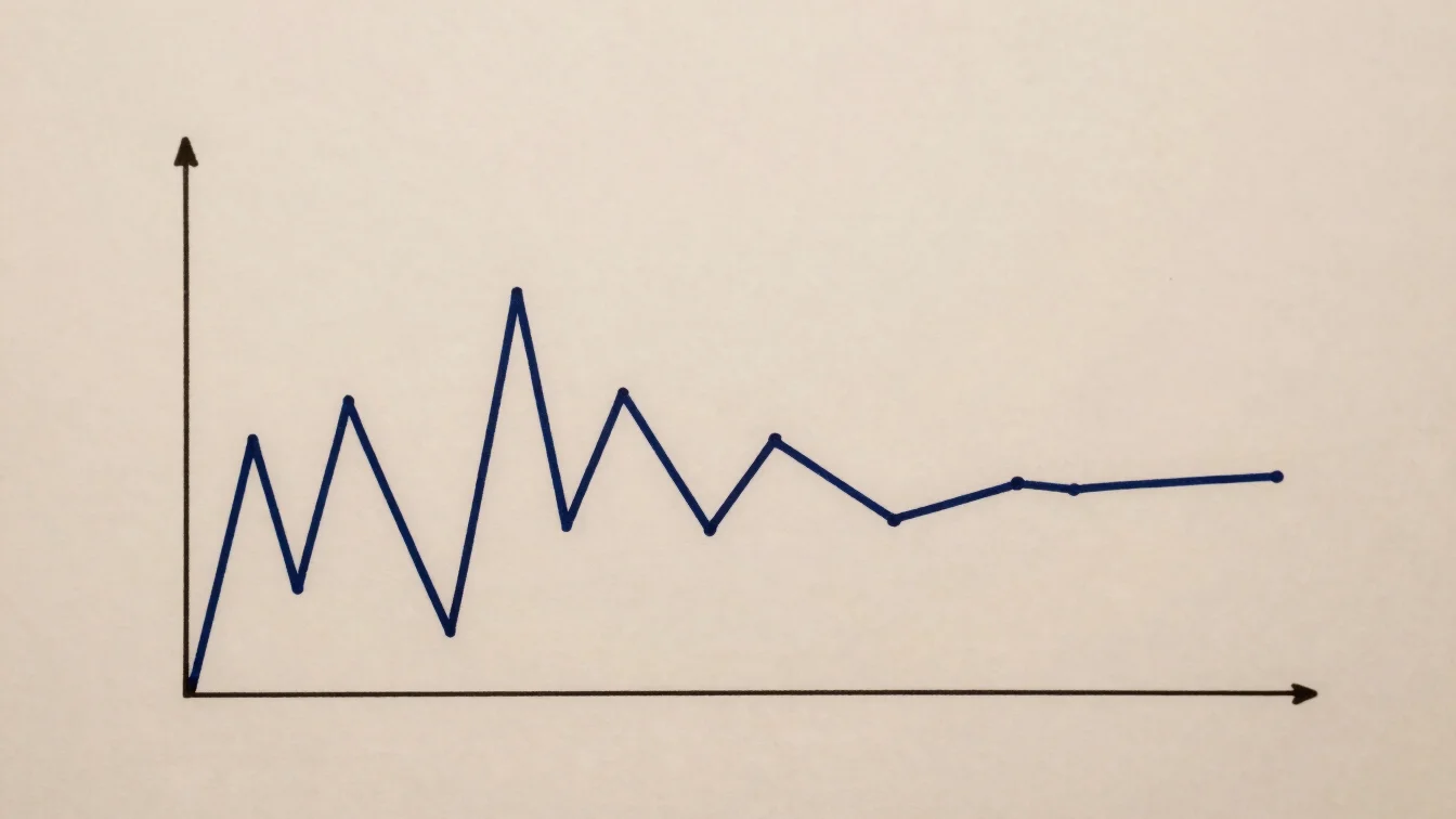 Minimal diagram of a parameter sweep plotted as a clean line char